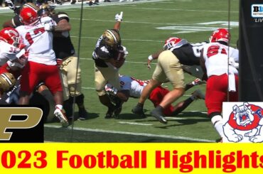 Fresno State vs Purdue Football Game Highlights 9 2 2023
