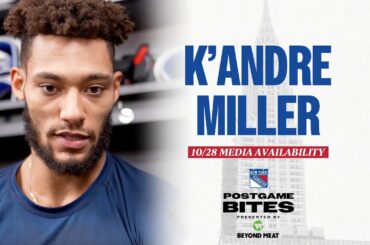 NYR @ VAN: K’Andre Miller Postgame Media Availability | October 28, 2023