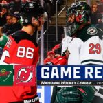Wild @ Devils 10/29 | NHL Highlights 2023