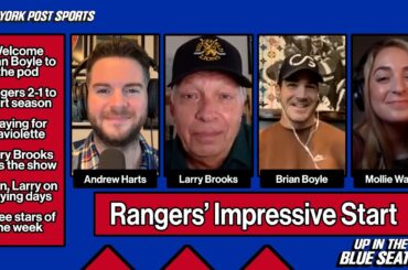 Brian Boyle’s First Show, Rangers’ Impressive Start | Ep. 128 | Up in the Blue Seats Podcast