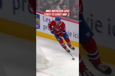 Mike Matheson Goes Coast to Coast #habs #gohabsgo #nhl