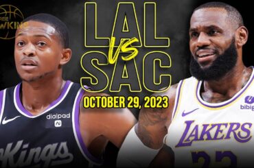 Los Angeles Lakers vs Sacramento Kings Full Game Highlights | October 29, 2023 | FreeDawkins