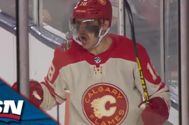 Flames' Greer Pots Rebound After Weegar Cruises Through Oilers Defence
