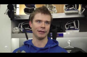 Eric Comrie Postgame Interview vs Montreal Canadiens (10/27/2022)