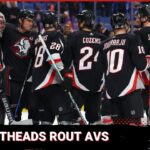 Sabres unstoppable wearing the black and red