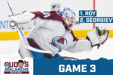 Is Alexandar Georgiev becoming the second best Avs goalie ever? | Avalanche Review Game 3