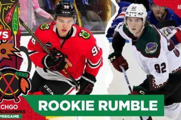 Connor Bedard & Chicago Blackhawks Get First Look at Logan Cooley & Coyotes | CHGO Blackhawks Pre