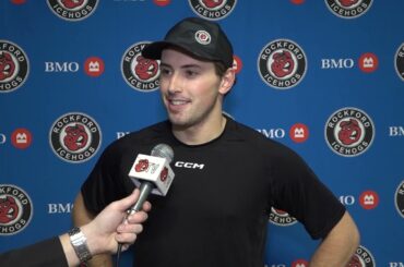 IceHogs Postgame: Anders Sorensen, Logan Nijhoff, Anders Bjork 10/27/23