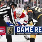 Canadiens @ Golden Knights 10/30 | NHL Highlights 2023