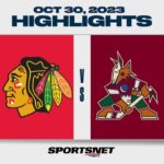 NHL Highlights | Blackhawks vs. Coyotes - October 30, 2023