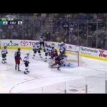 NHL Hat-Trick: Jeff Carter Amazing Between The Legs Deflection vs San Jose - Fs Ohio