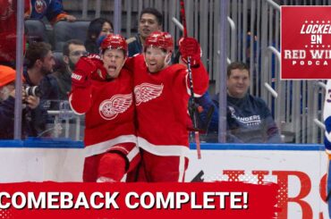 Detroit Red Wings Complete Comeback in OT Over the New York Islanders, Snapping Their Losing Skid!