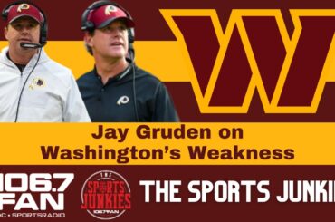 Jay Gruden on Washington's Weakness | Sports Junkies