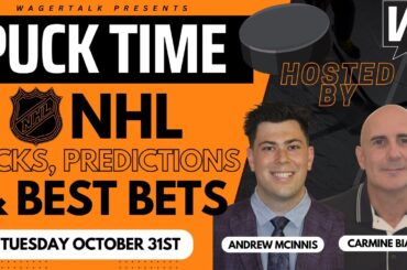 NHL Predictions, Picks & Odds | Kings vs Maple Leafs | Predators vs Canucks | PuckTime Oct 31