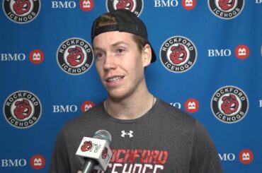 IceHogs Postgame: Anders Sorensen, Drew Commesso, Ethan Del Mastro