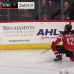 2.28.20 Studenic with crazy important goals! Binghamton Devils WIN!