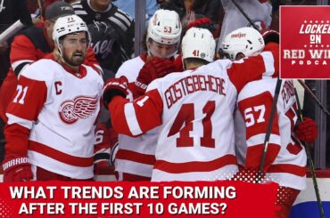 10 Games In, What Are the Red Wings Biggest Strengths & Weaknesses? | Carter Mazur Activated off IR