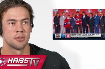 Ryan Poehling re-watches his draft selection