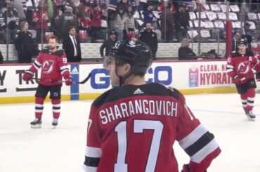 NJ Devils Jack Hughes & Dawson Mercer Warmups Game 7 vs. NY Rangers