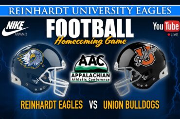 Reinhardt Football vs Union Bulldogs  |  Homecoming Game 2023, 10/28/2023, 1:30 kickoff