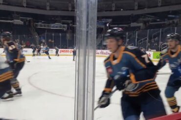 Manitoba Moose Warm up vs Milwaukee Admirals