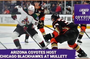Coyotes host Blackhawks, setting up a first Cooley vs Bedard Showdown