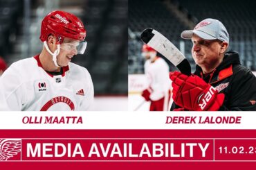 Olli Maatta and Derek Lalonde Pregame - 11/2 vs. FLA