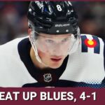 Avs Beat Up on Blues to Get Back in Win Column, 4-1