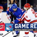 Hurricanes @ Rangers 11/2 | NHL Highlights 2023