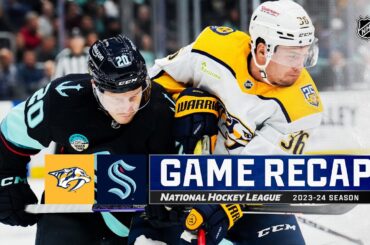 Predators @ Kraken 11/2 | NHL Highlights 2023