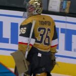 Golden Knights' Logan Thompson Sets Up Jonathan Marchessault Goal With Stretch Pass
