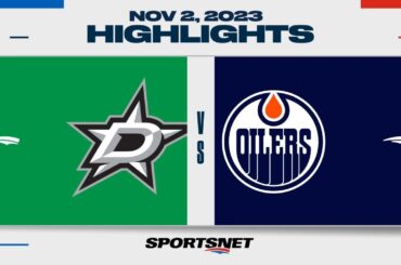 NHL Highlights | Stars vs. Oilers - November 2, 2023