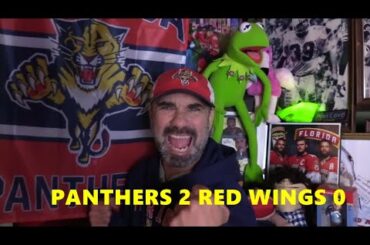Florida Panthers Beat Detroit Red Wings 2-0 Bubba Brewski Shutout!