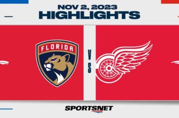 NHL Highlights | Panthers vs. Red Wings - November 2, 2023