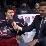 Elvis Merzlikins: We are working hard, and we deserved tonight