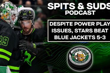 Stars Beat Blue Jackets 5-3 Despite Power Play Struggles | Spits & Suds