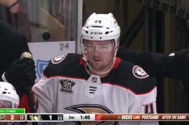 Anaheim Ducks Called For Goaltender Interference; Coach Ejected