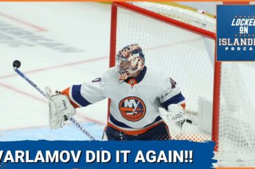 Semyon Varlamov Earned His 2nd Straight Shutout and the New York Islanders Closed Out the Win