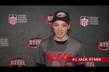 Chicago Steel Goaltender Jack Stark Postgame - February 11 vs Des Moines Buccaneers