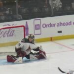 Karel Vejmelka & Scott Wedgewood Warm-Up @ LA Kings 11/21/21