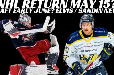 NHL Return May 15? Elvis Signs + Sandin to Flyers?