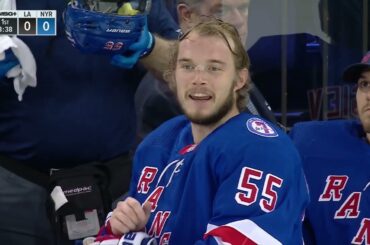 Kings' Lemieux Ejected for Boarding Rangers' Lindgren