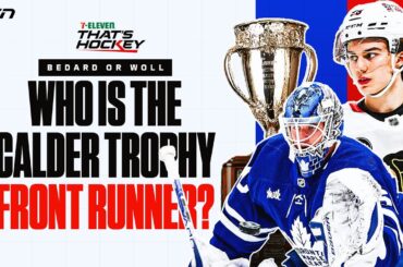 Who is the Calder Trophy front runner - Bedard or Woll? | 7-Eleven That's Hockey