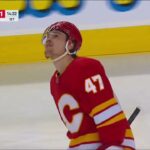 Connor Zary First NHL Goal VS Dallas Stars | November 1 2023  | Calgary Flames