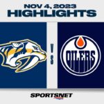 NHL Highlights | Predators vs. Oilers - November 4, 2023