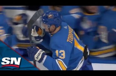 Blues' Alexey Toropchenko Snipes Short-Handed Breakaway Goal vs. Canadiens