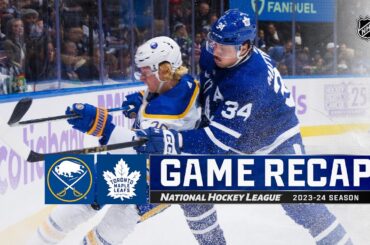Sabres @ Maple Leafs 11/4 | NHL Highlights 2023