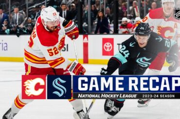 Flames @ Kraken 11/4 | NHL Highlights 2023