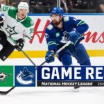 Stars @ Canucks 11/4 | NHL Highlights 2023