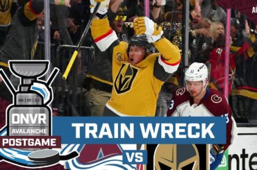 Colorado Avalanche flounder again as Vegas Golden Knights dismantle them